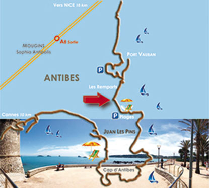 plan antibes